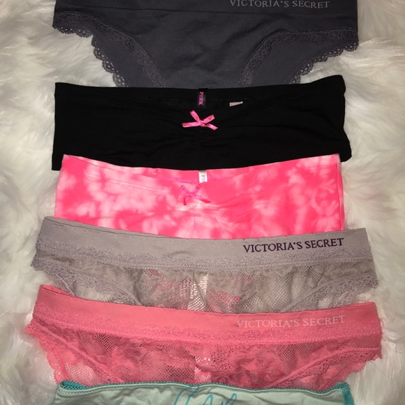 Victoria secret pink panties XS & S thong cheeky - Picture 2 of 3